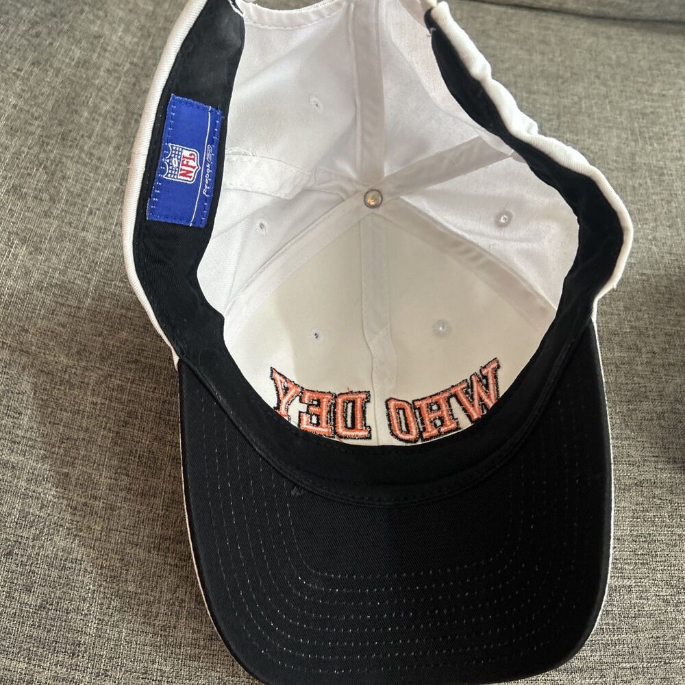 CINCINNATI BENGALS WHO DEY Reebok Adjustable Baseball HAT/CAP, White - Picture 4 of 5